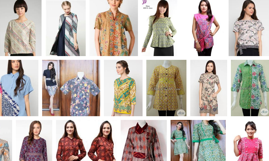 Baju Batik Simple 2019