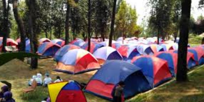 Camping Ground Curug Tilu Leuwi opat