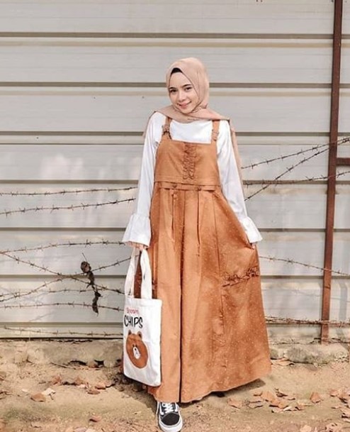Baju Gamis Tanah Abang Blok A Modern Maxi Dress Mustard