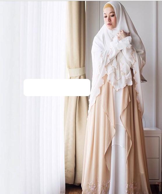 Koleksi Model Baju Gamis Syar’i Lyra Virna Sifon Mewah Azalia Set