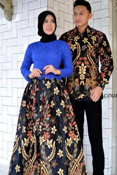 Model Baju Batik Wanita Kombinasi Gamis Terbaru Birel