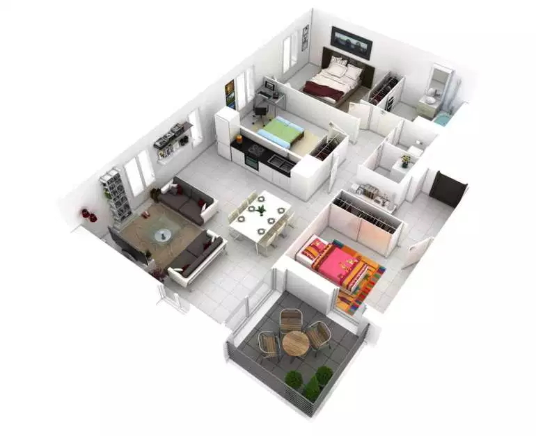 Desain Rumah Sederhana 3 Kamar