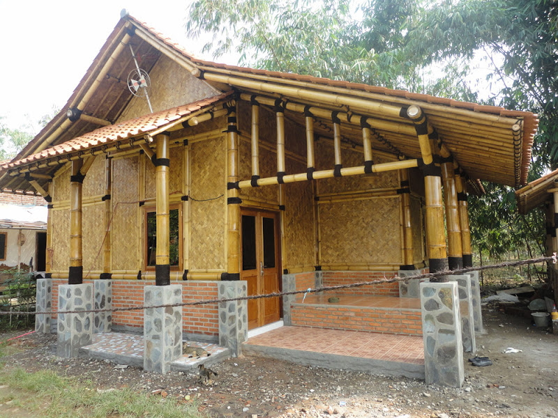 Desain Rumah Sederhana dari Bambu