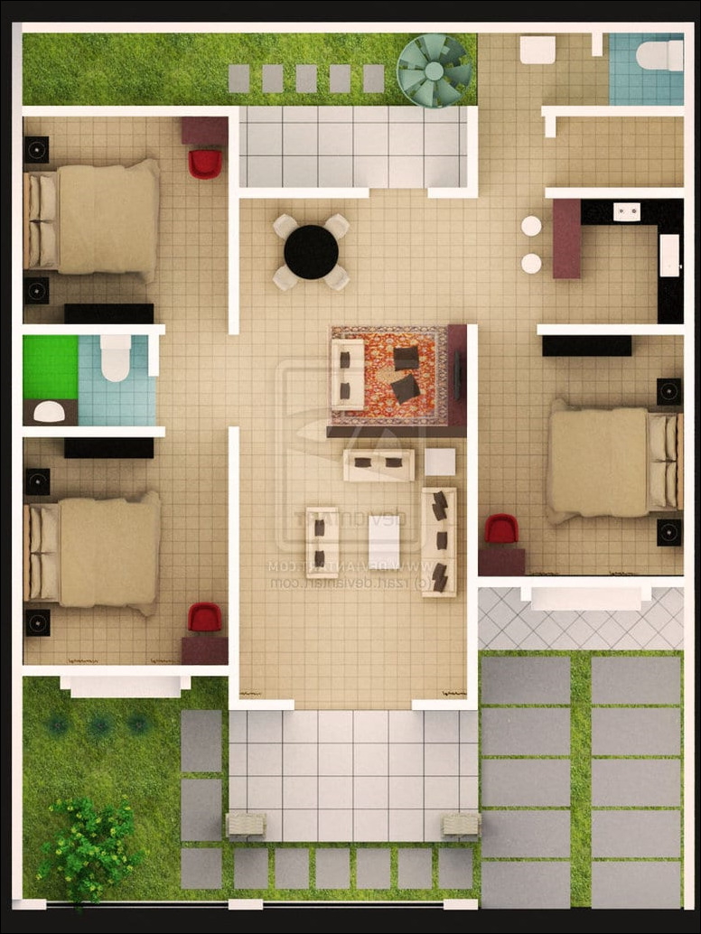 Gambar Rumah Minimalis 3 Kamar