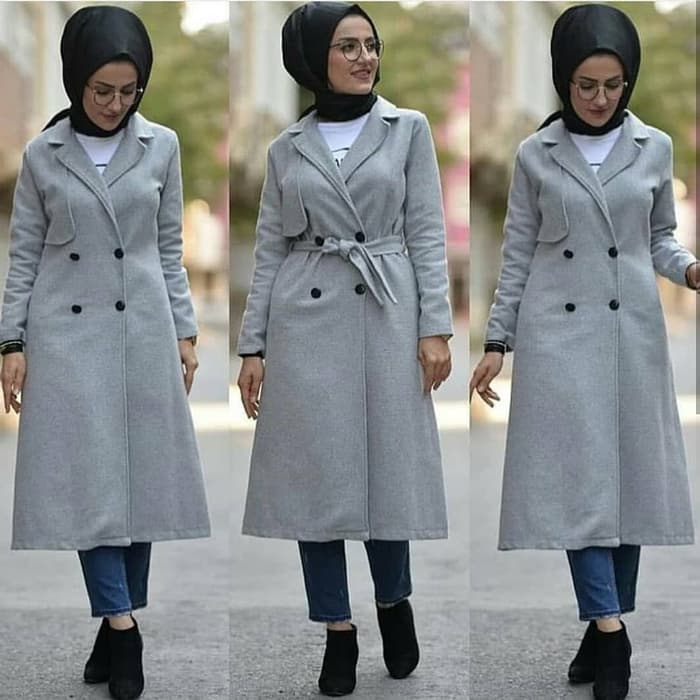 Model blazer wanita muslimah modern